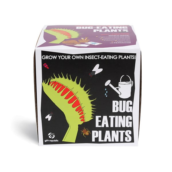 Set grădinărit cu semințe de plante carnivore Gift Republic Bug Eating Plants