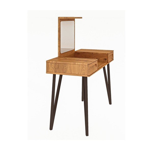 Măsuță de toaletă din stejar 120x53 cm Golo - The Beds-image-3