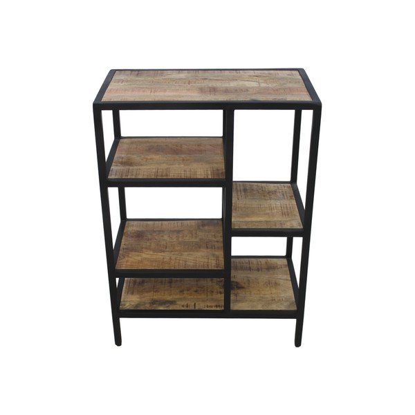 Bibliotecă din lemn de mango HSM collection Levels, înălțime 80 cm-image-4