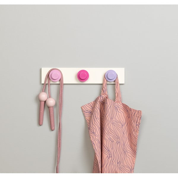 Cuier de perete LEGO®, roz-gri-image-1