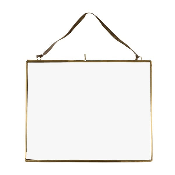 Ramă foto aurie de agățat din metal 25x20 cm – Rex London