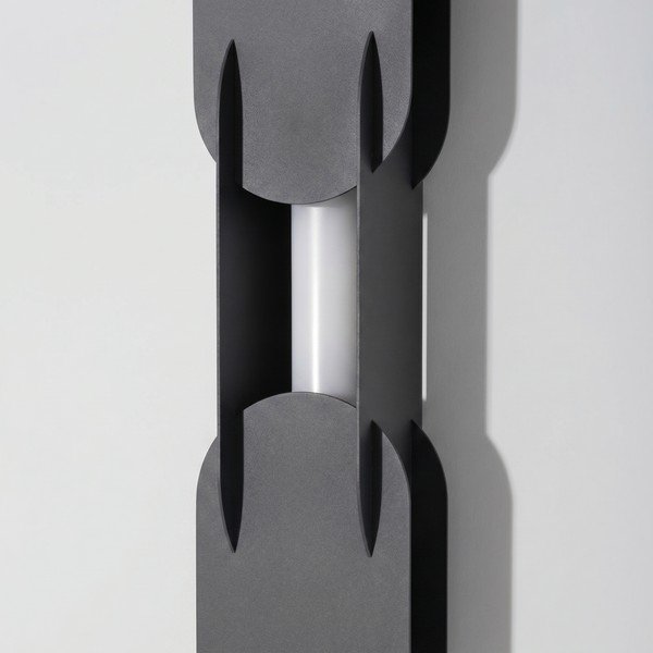 Aplică de perete neagră LED din metal CHAIN – Thoro-image-2