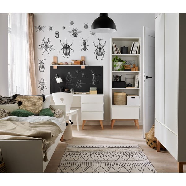 Birou pentru copii Pinio Swing, alb-image-1