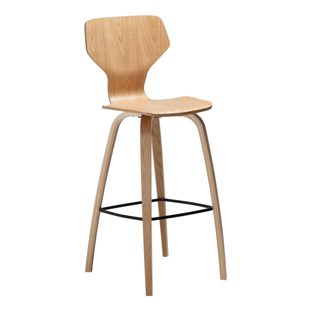 Scaun de bar în culoare naturală (înălțime șezut 75 cm) S.I.T – DAN-FORM Denmark