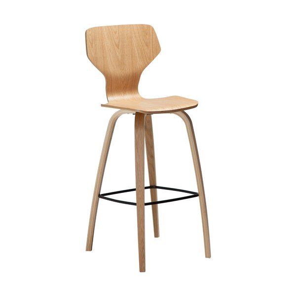 Scaun de bar în culoare naturală (înălțime șezut 75 cm) S.I.T – DAN-FORM Denmark