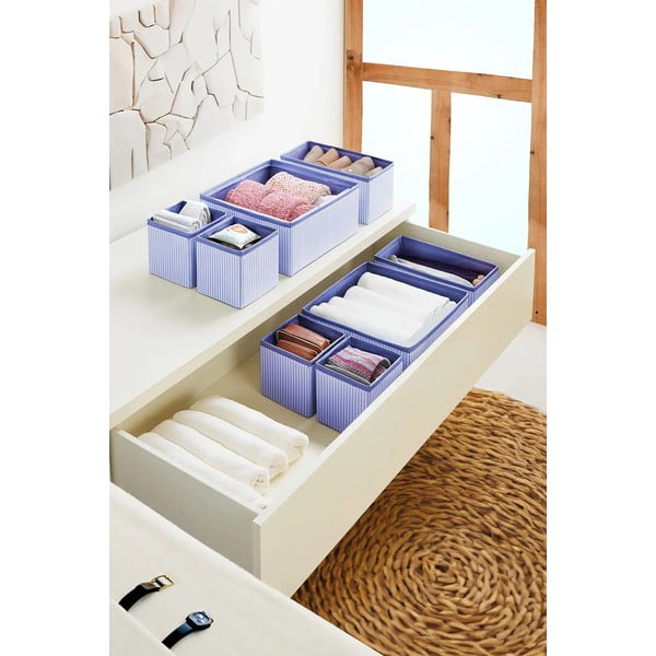 Organizatoare pentru sertare 4 buc. din material textil – Mioli Decor-image-1