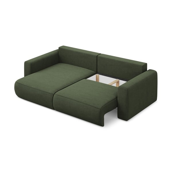 Colțar kaki extensibil/cu spațiu de depozitare (cu colț pe partea stângă/cu șezlong) Kapua – Makamii-image-3