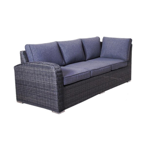 Set mobilier de grădină gri din ratan artificial pentru 9 persoane Montreal - Rojaplast-image-3