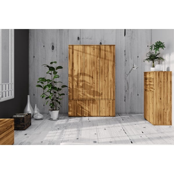 Dulap de stejar 135x206 cm Vento 3 - The Beds-image-4