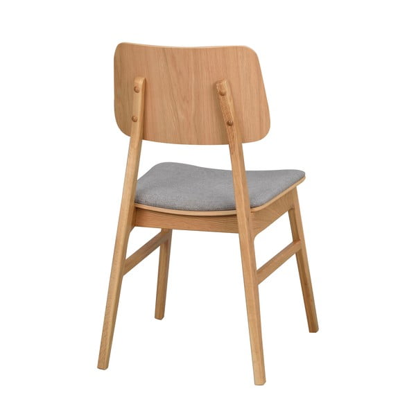 Scaun de dining cu șezut gri deschis Rowico Nagano, maro deschis-image-4