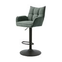Scaune de bar verzi cu înălțime ajustabilă 2 buc. Marilla – Unique Furniture