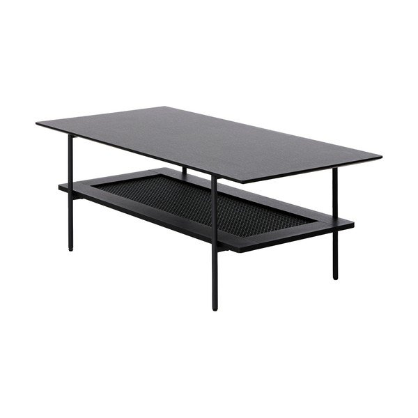 Măsuță de cafea neagră 55x110 cm Pensacola – Unique Furniture