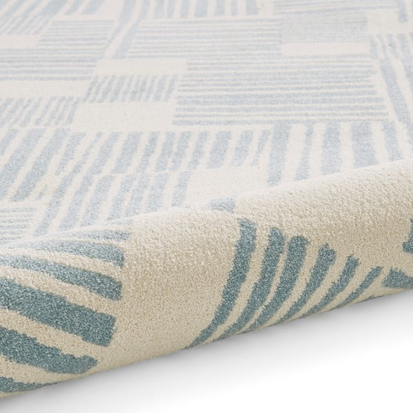 Covor albastru deschis 80x150 cm Blocks – Catherine Lansfield-image-3