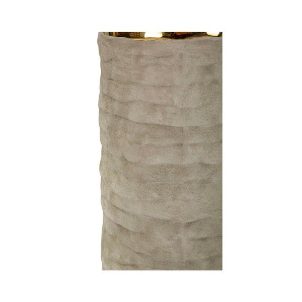 Veioză gri deschis/crem din ceramică cu abajur textil (înălțime 73 cm) Lima – Mauro Ferretti-image-3