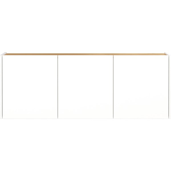 Dulap alb cu aspect de lemn de stejar suspendat 138x52x25 cm Libbiano – Germania-image-2