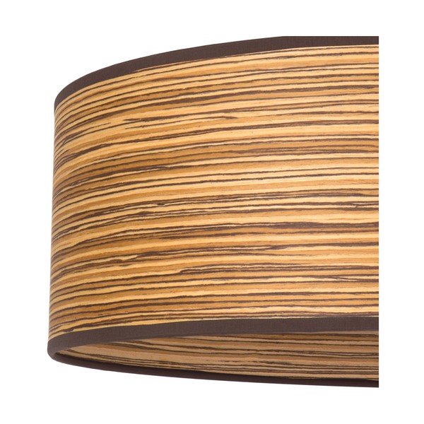 Lustră cu două brațe din furnir de lemn Sotto Luce Ocho XL, ⌀ 45 cm, maro-image-1