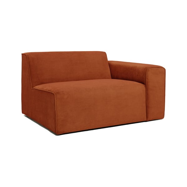 Modul pentru canapea portocaliu   din catifea reiată  (partea dreaptă) Sting - Scandic-image-2