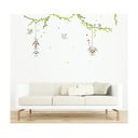 Set autocolante Ambiance Birds cages in the Forest