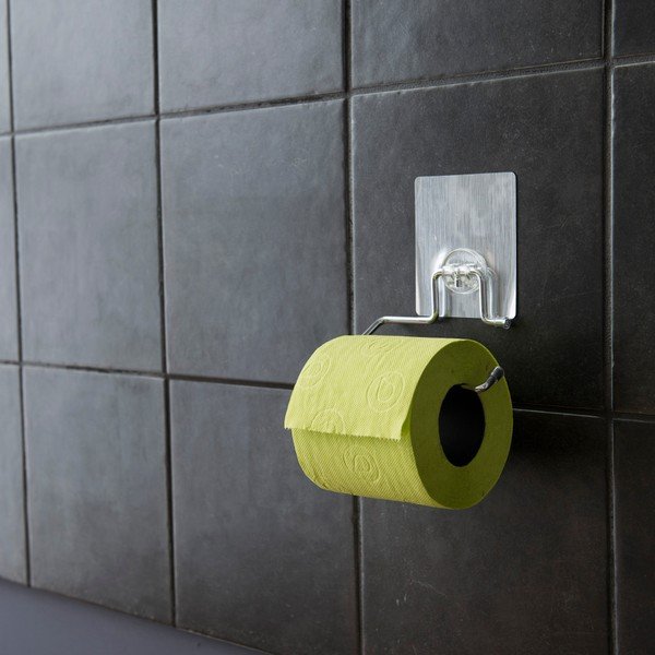 Suport din oțel cromat pentru hârtia de toaletă Compactor-image-3