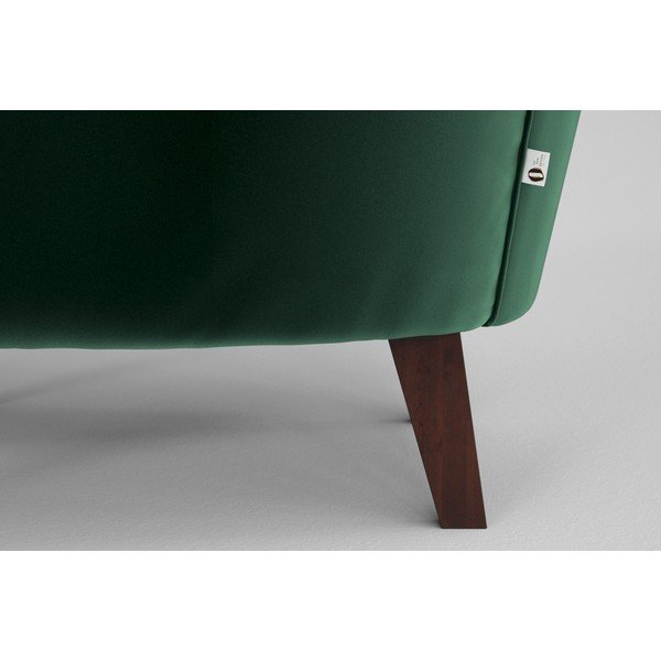 Fotoliu din catifea My Pop Design Balard, verde-image-1
