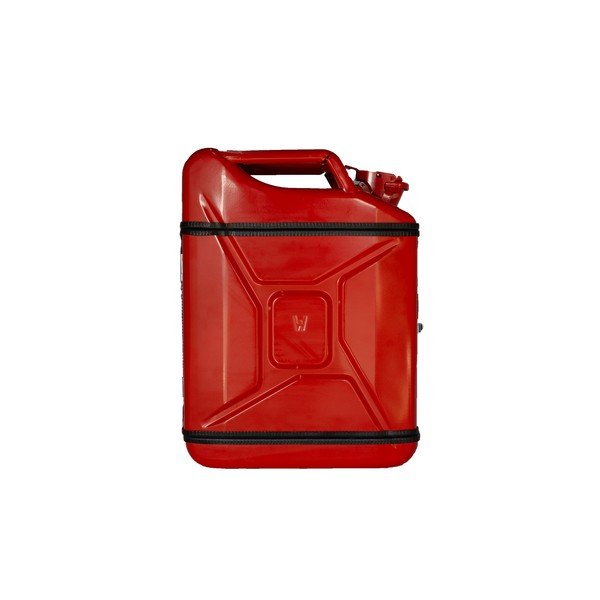 Cutie de cadou în formă de canistră Designed By Man Basic Plus, roșu