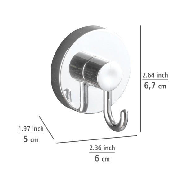 Set de accesorii de baie argintiu lucios autoadeziv Bari – Wenko-image-4