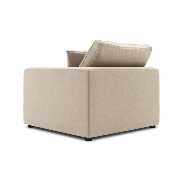 Modul cu tapițerie din catifea pentru canapea colț de dreapta Windsor & Co Sofas Galaxy, bej-image-3