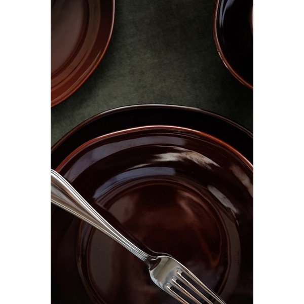 Bol mic burgundy pentru supă din gresie 900 ml Manon – S|P Collection-image-1