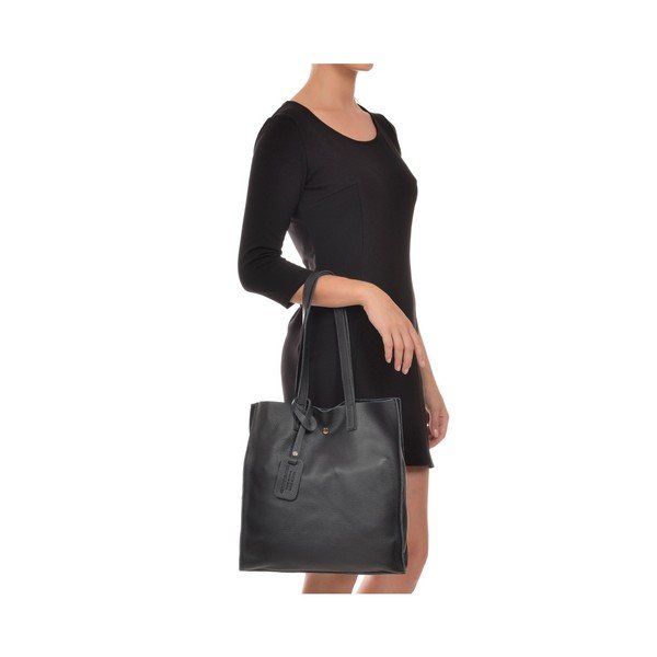 Poșetă din piele Isabella Rhea Dahna, negru-image-3