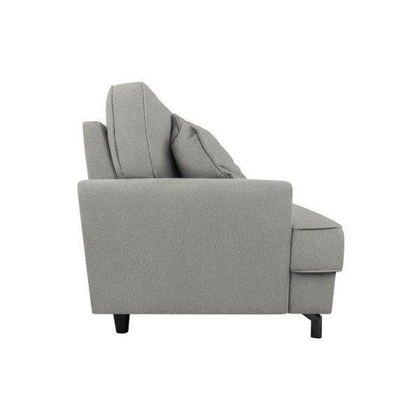 Canapea cu 3 locuri Kooko Home Salsa, gri deschis -image-3