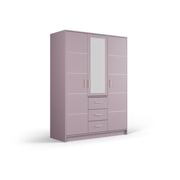 Dulap roz cu oglindă 147x200 cm Burren - Cosmopolitan Design-image-2