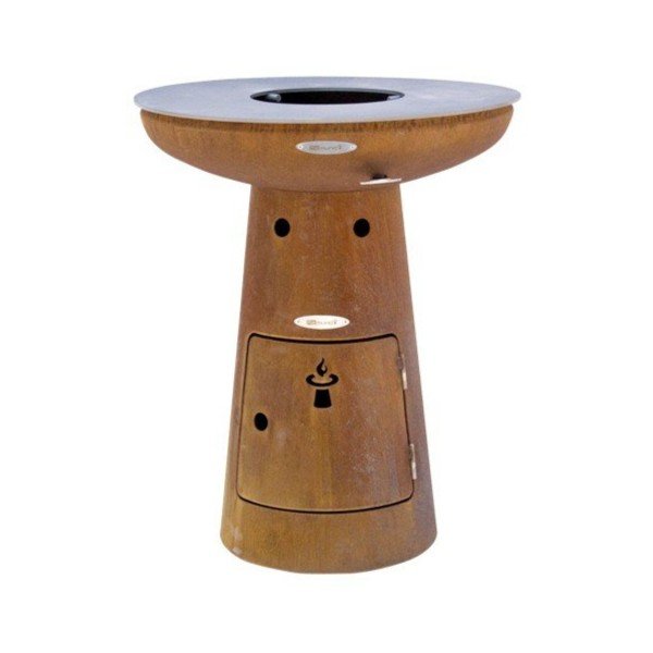 Vatră / grătar pe lemne de exterior Remundi Nero S, ø 62 cm, maro-image-2