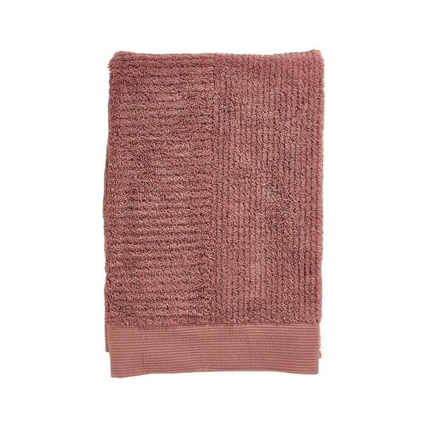 Prosop roșu din bumbac din frotir 70x140 cm Classic – Zone