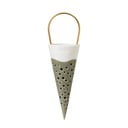 Decorațiune suspendată din ceramică Kähler Design Cone, înălțime 18 cm, verde