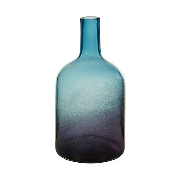 Vază decorativă din cristal Santiago Pons Hue, înălțime 35 cmm albastru