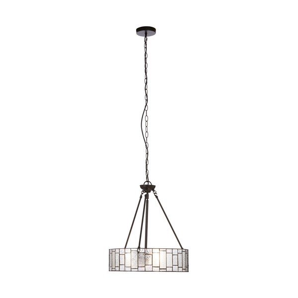Lustră din metal cu abajur din sticlă ø 46 cm Waldorf – Premier Housewares-image-4