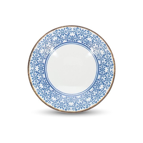 Bol mic alb/albastru pentru supă din porțelan 1 l Azul – BonBistro-image-3
