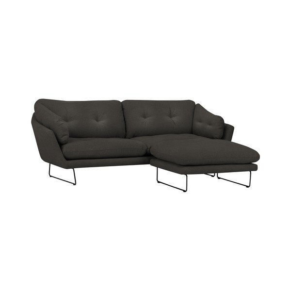 Set canapea cu puf Windsor & Co Sofas Comet, gri - maro-image-1