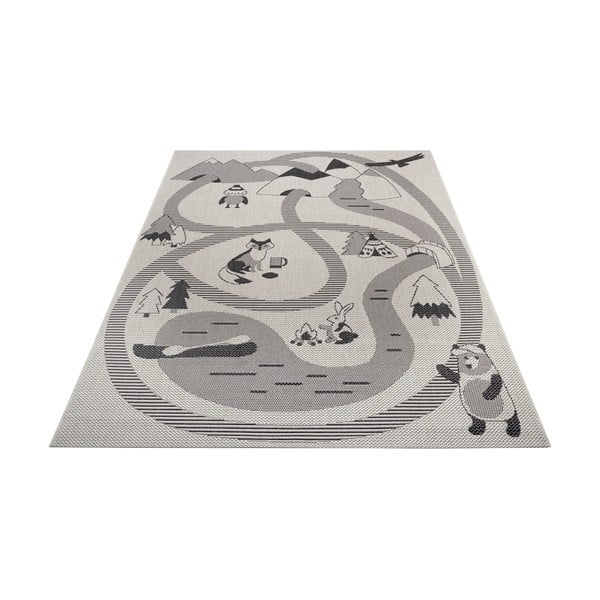 Covor pentru copii Ragami Animals, 160x230 cm, crem-image-2