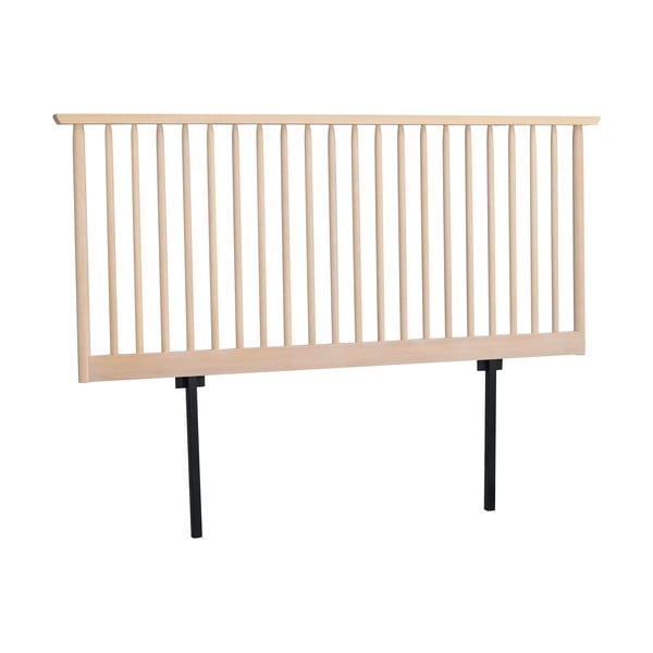 Tăblie de pat în culoare naturală din lemn masiv de stejar 194x84 cm Riggins - Rowico-image-3