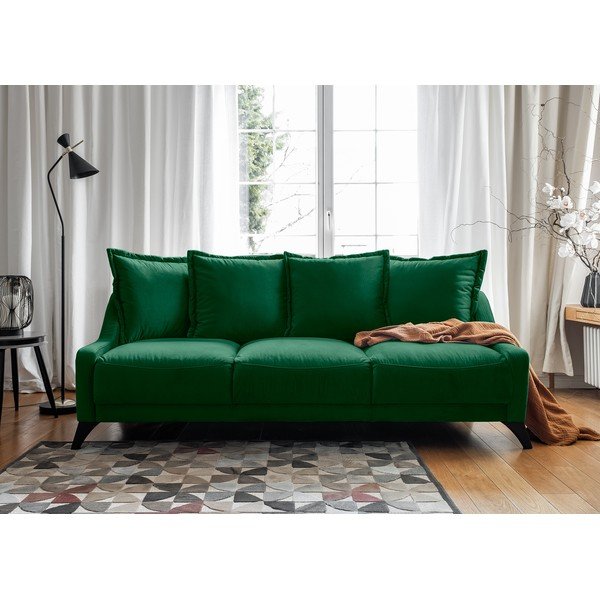 Canapea din catifea Miuform Royal Rose, verde-image-2