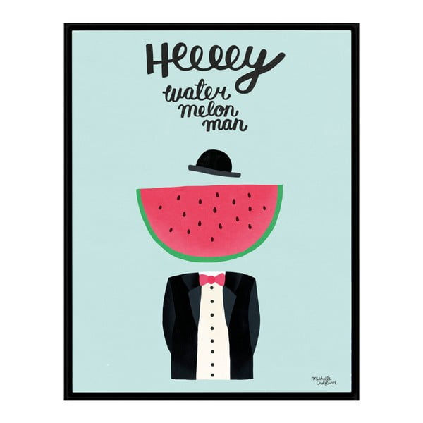 Poster Michelle Carlslund Water Melon Man, 30 x 40 cm