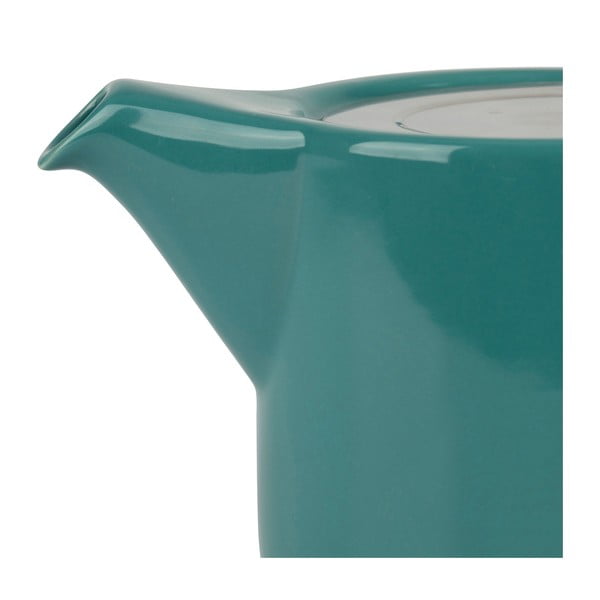 Ceainic albastru petrol din gresie 800 ml Design – Sema-image-4