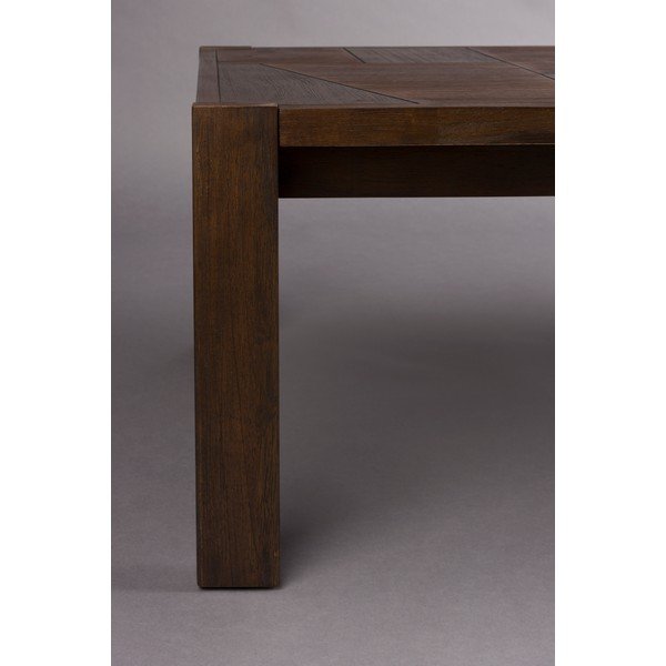 Măsuță de cafea în culoare naturală închisă din lemn masiv 60x120 cm Bruneau – Dutchbone-image-4