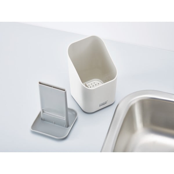 Scurgător de vase gri deschis pentru tacâmuri din plastic 12x11 cm Duo – Joseph Joseph-image-3