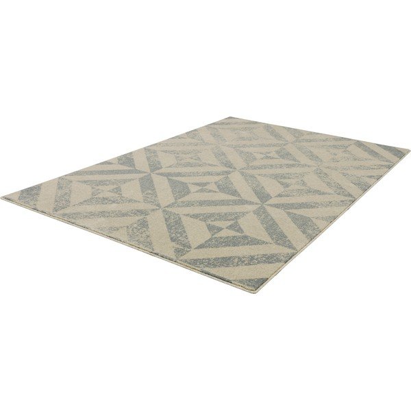 Covor bej din lână 200x300 cm Tile – Agnella-image-4