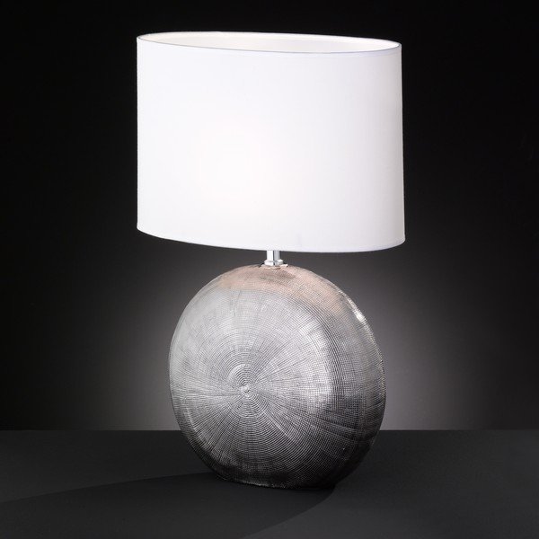 Veioză Fischer & Honsel Foro, înălțime 53 cm, alb-image-1