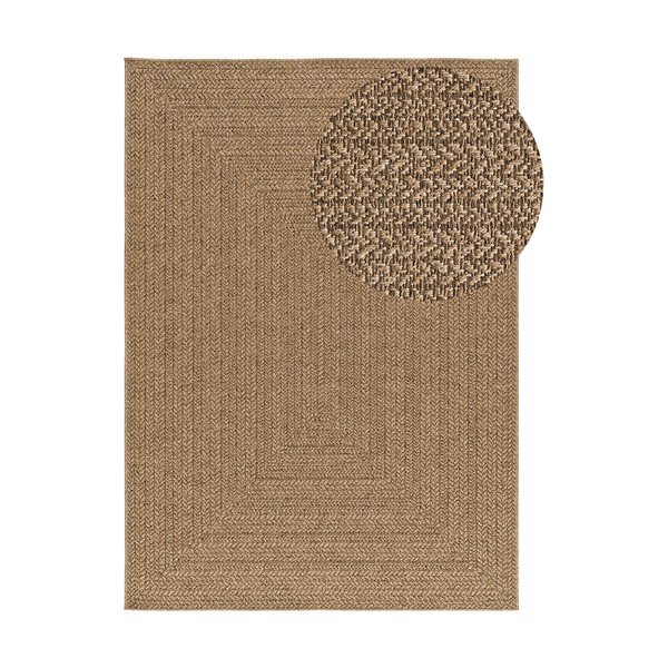 Covor pentru exterior și interior în culoare naturală 200x290 cm Acra – Universal