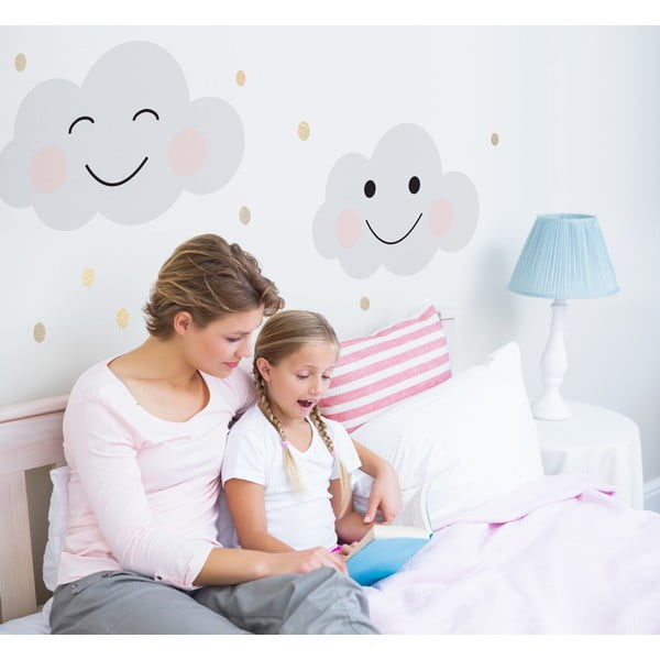 Autocolant pentru perete Dekornik Clouds Smile-image-1