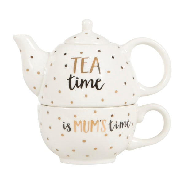 Ceainic și ceașcă Sass & Belle Mum Time